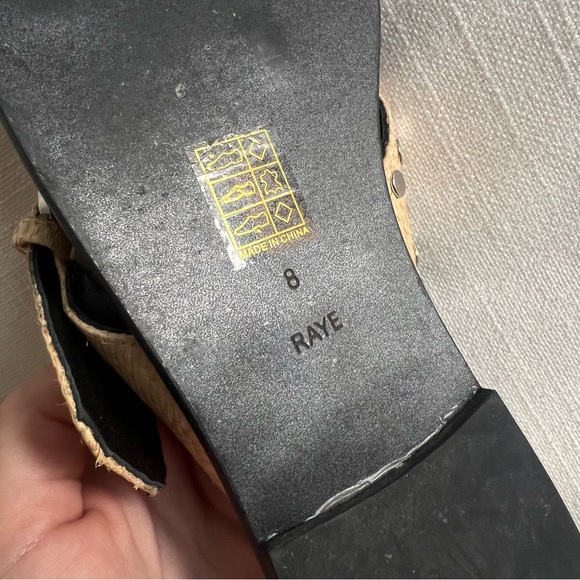 Revolve Raye Sofia Slide Raffia - Picture 7 of 7